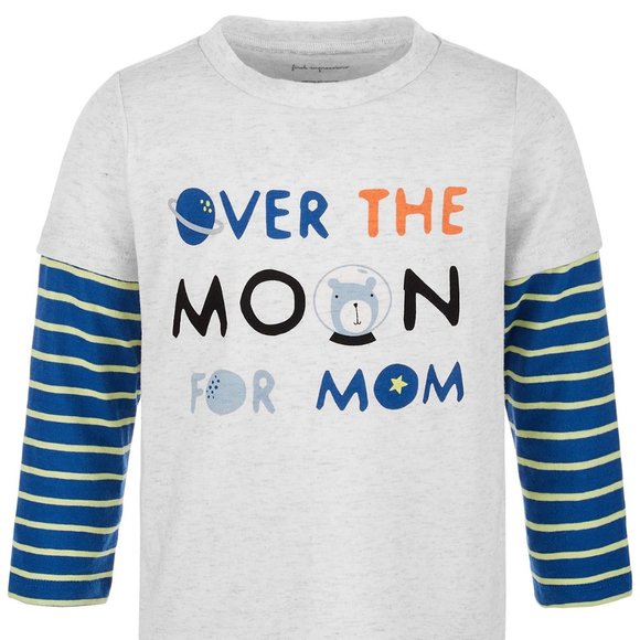 First Impressions Other - Baby Boys Over The Moon T-Shirt
